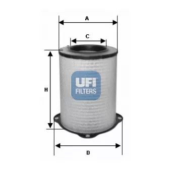 Filtre à air UFI 27.587.00