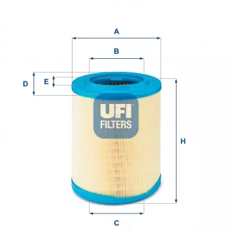 Filtre à air UFI 27.606.00