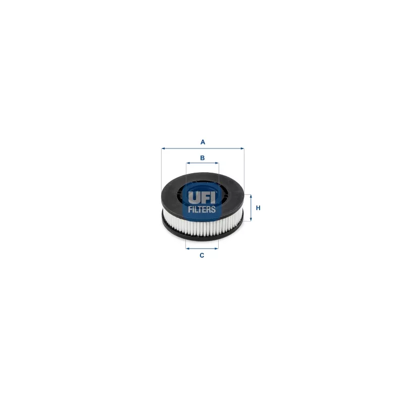 Filtre, ventilation du carter-moteur UFI 27.689.00