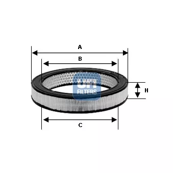 Filtre à air UFI 27.750.00