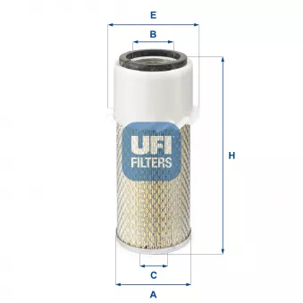 Filtre à air UFI 27.924.00