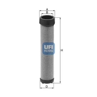 Filtre à air secondaire UFI 27.A31.00