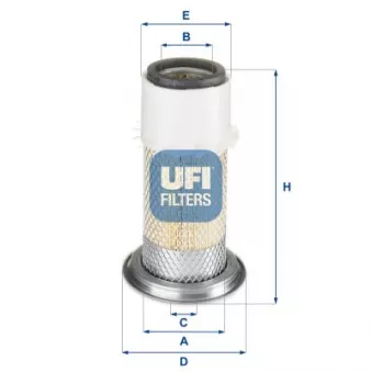 Filtre à air UFI 27.D01.00