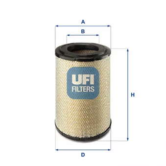 Filtre à air UFI 27.E22.00