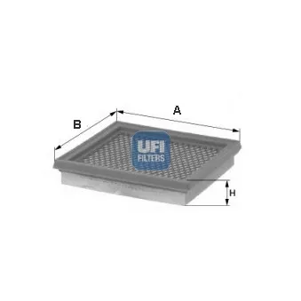 Filtre à air UFI 30.372.00