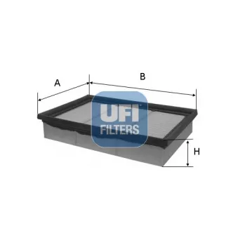 Filtre à air UFI 30.396.00