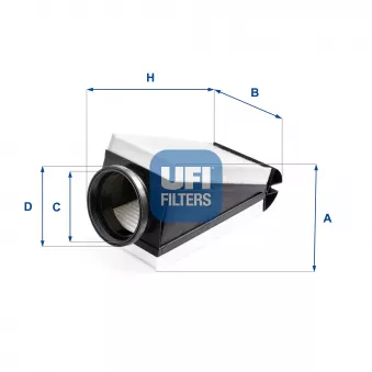 Filtre à air UFI 30.B87.00