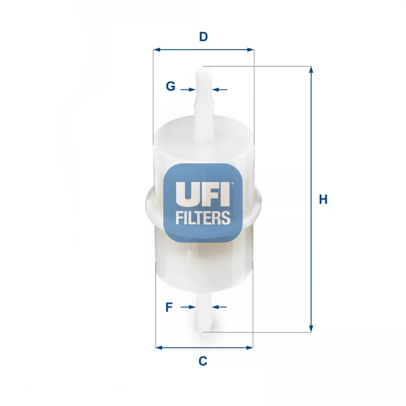 Filtre à carburant UFI 31.001.00
