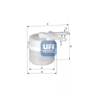 Filtre à carburant UFI 31.006.00