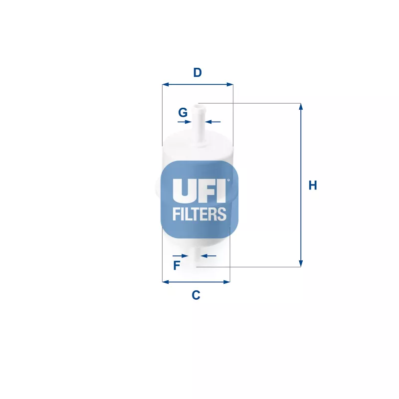 Filtre à carburant UFI 31.010.00