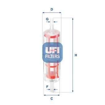 Filtre à carburant UFI