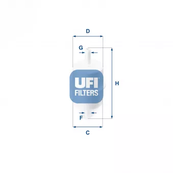 Filtre à carburant UFI