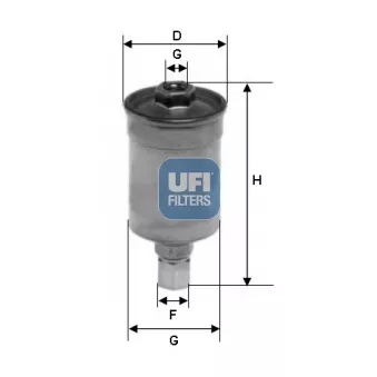 Filtre à carburant UFI 31.511.00