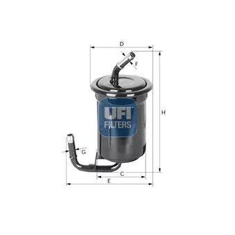Filtre à carburant UFI