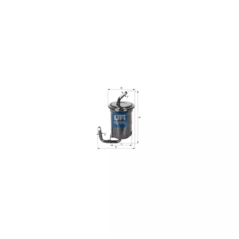 Filtre à carburant UFI 31.519.00
