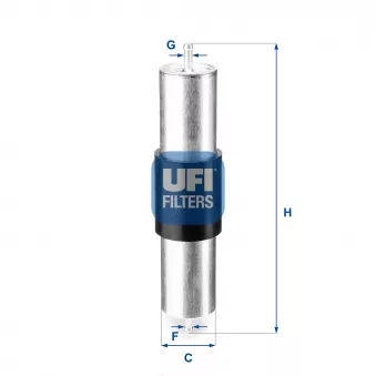 Filtre à carburant UFI 31.569.00