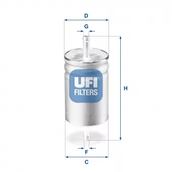 Filtre à carburant UFI 31.611.00