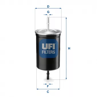 Filtre à carburant UFI 31.747.00