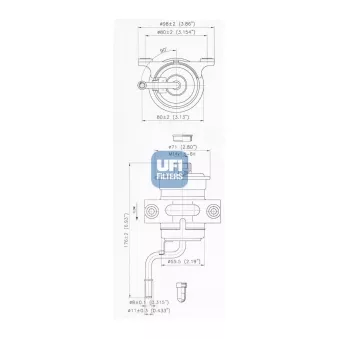 Filtre à carburant UFI 31.802.00