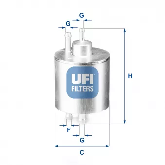 Filtre à carburant UFI 31.834.00