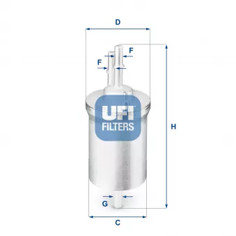 Filtre à carburant UFI 31.840.00