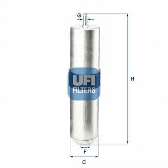 Filtre à carburant UFI 31.857.04