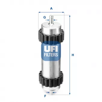 Filtre à carburant UFI 31.946.00