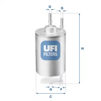 Filtre à carburant UFI 31.958.00