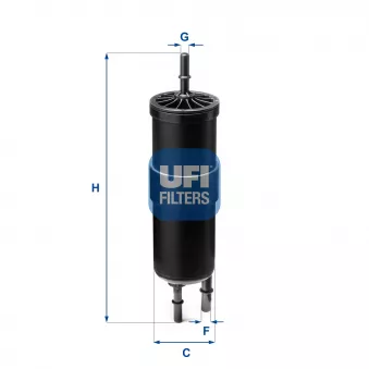 Filtre à carburant UFI 31.962.00