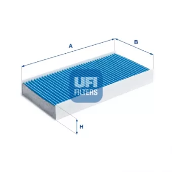Filtre, air de l'habitacle UFI 34.142.00