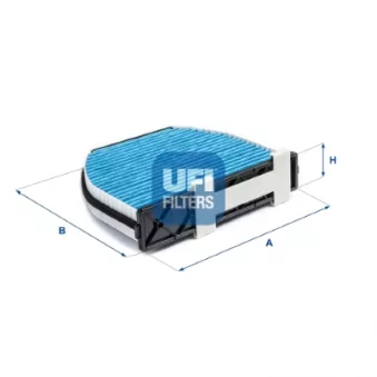Filtre, air de l'habitacle UFI 34.163.00