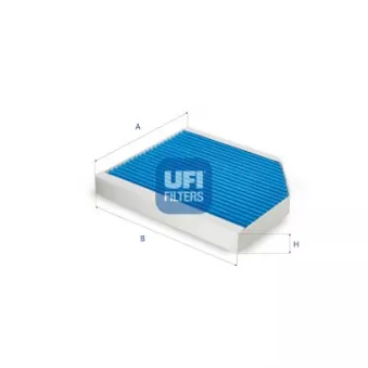 Filtre, air de l'habitacle UFI 34.168.00