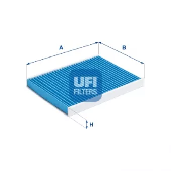 Filtre, air de l'habitacle UFI 34.170.00