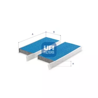 Filtre, air de l'habitacle UFI 34.173.00