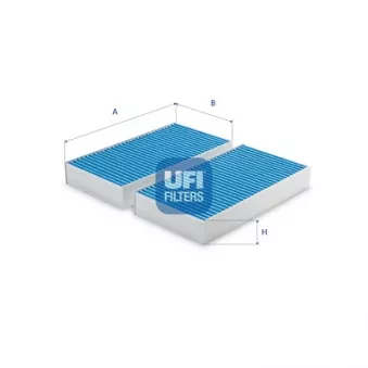 Filtre, air de l'habitacle UFI 34.215.00