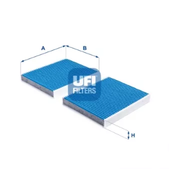 Filtre, air de l'habitacle UFI 34.231.00