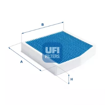 Filtre, air de l'habitacle UFI 34.236.00