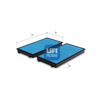 Filtre, air de l'habitacle UFI 34.240.00