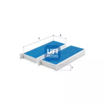 Filtre, air de l'habitacle UFI 34.254.00