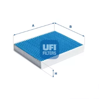 Filtre, air de l'habitacle UFI 34.319.00