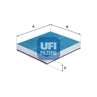 Filtre, air de l'habitacle UFI 34.320.00
