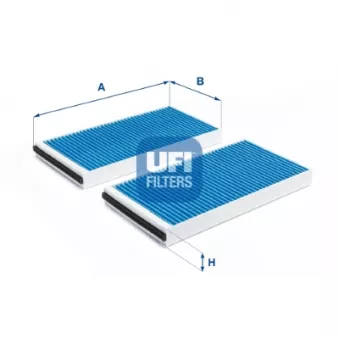 Filtre, air de l'habitacle UFI 34.397.00