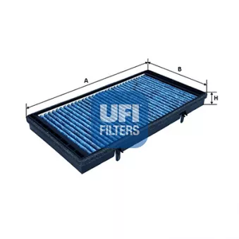 Filtre, air de l'habitacle UFI 34.401.00