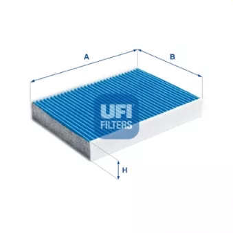 Filtre, air de l'habitacle UFI 34.406.00