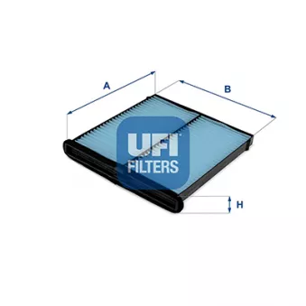 Filtre, air de l'habitacle UFI 34.409.00