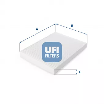 Filtre, air de l'habitacle UFI 53.006.00