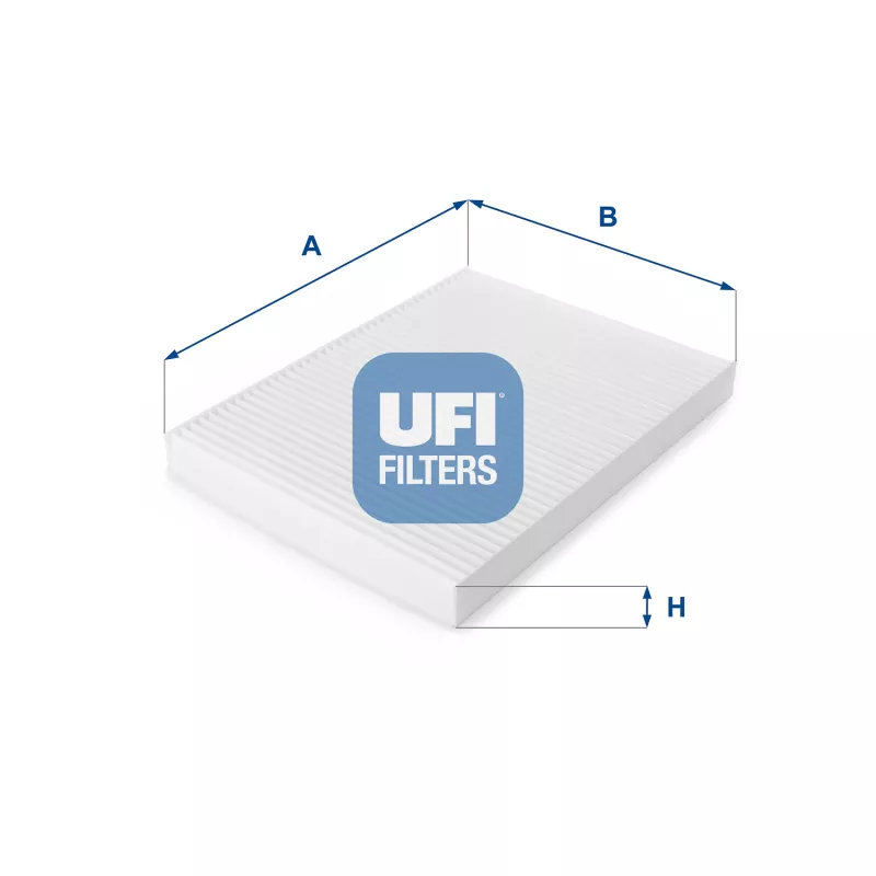 Filtre, air de l'habitacle UFI 53.006.00
