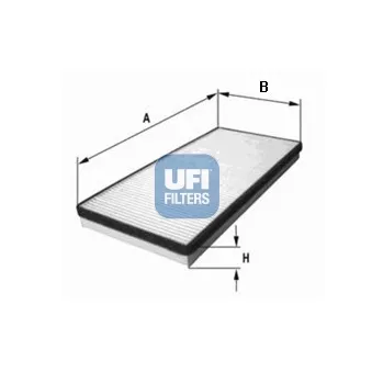 Filtre, air de l'habitacle UFI 53.027.00
