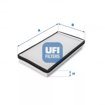 Filtre, air de l'habitacle UFI 53.028.00