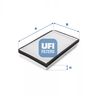 Filtre, air de l'habitacle UFI 53.033.00